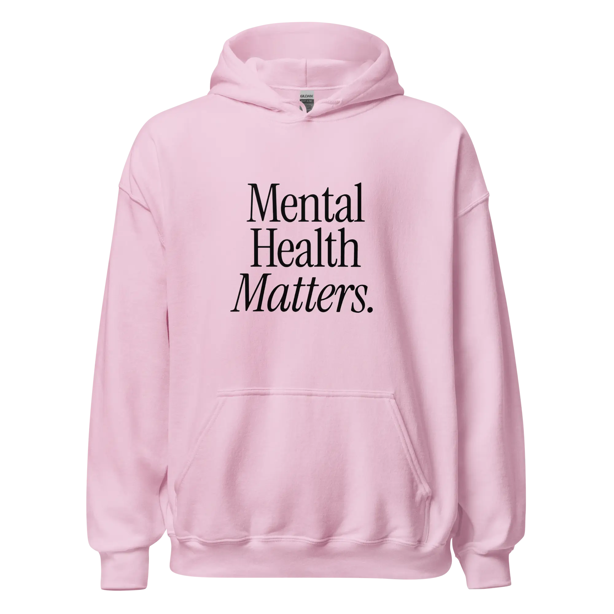 Pink mental health matters hoodie