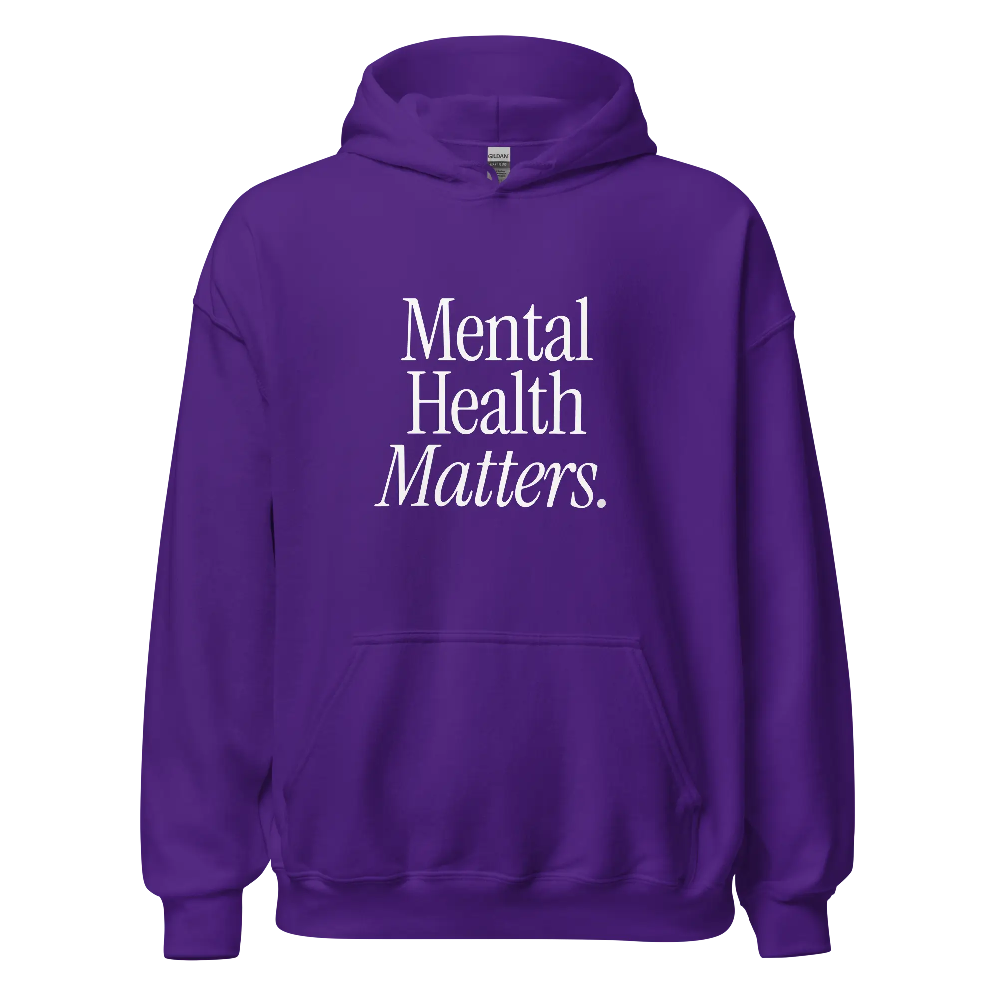 Purple mental health matters hoodie