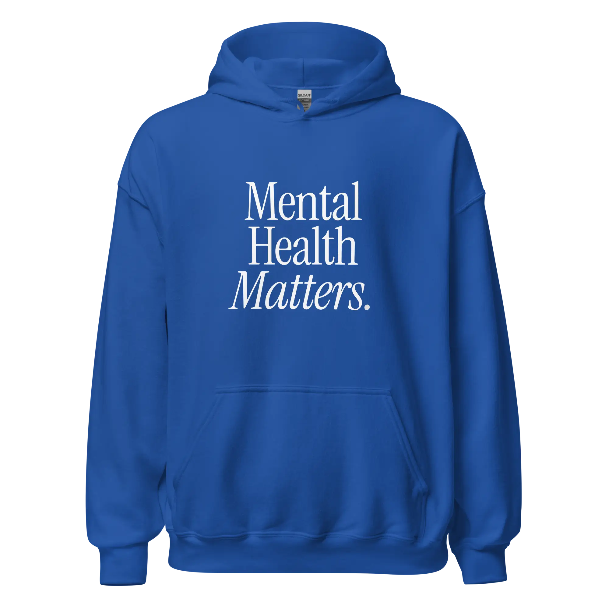 Blue mental health matters hoodie