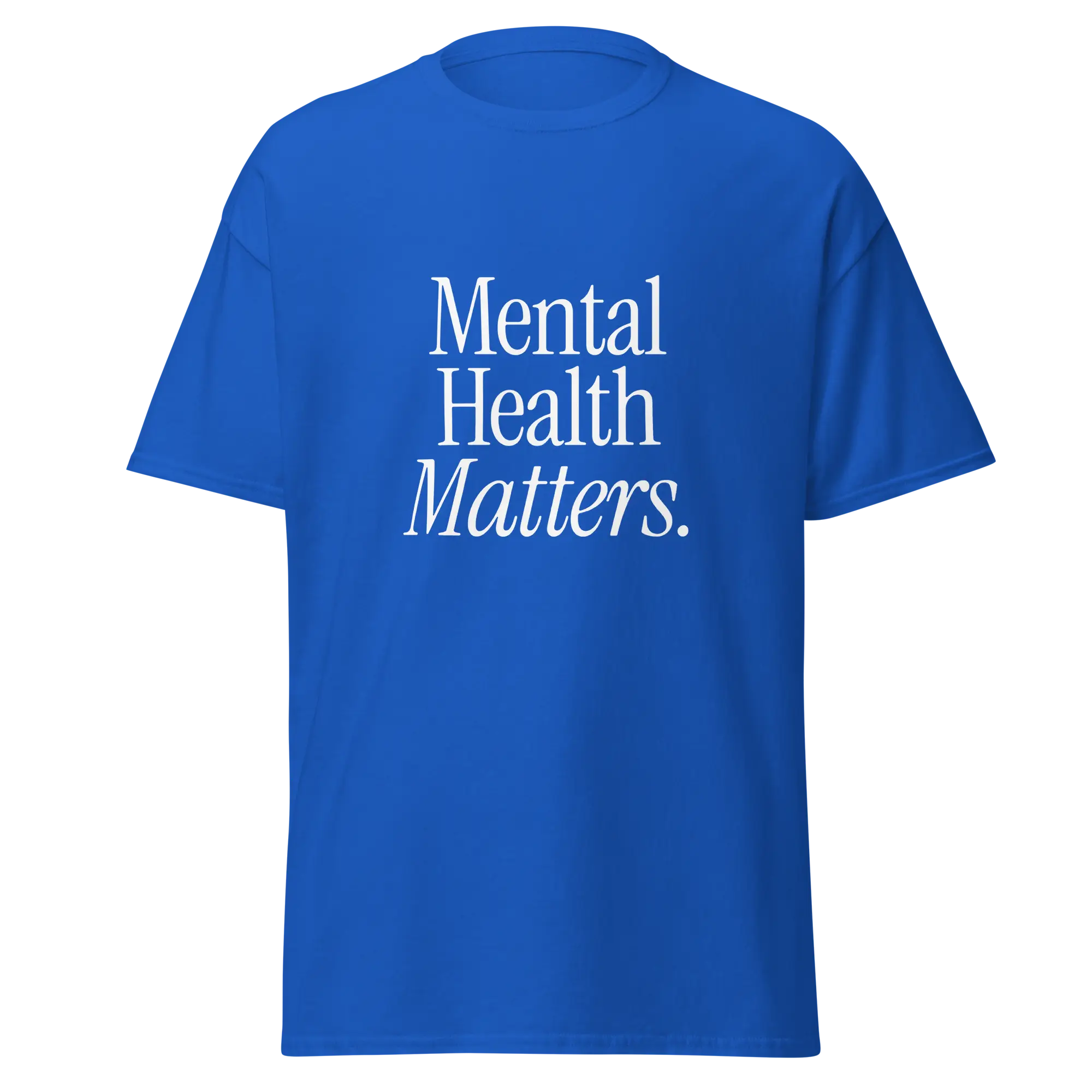 blue mental health matters shirt