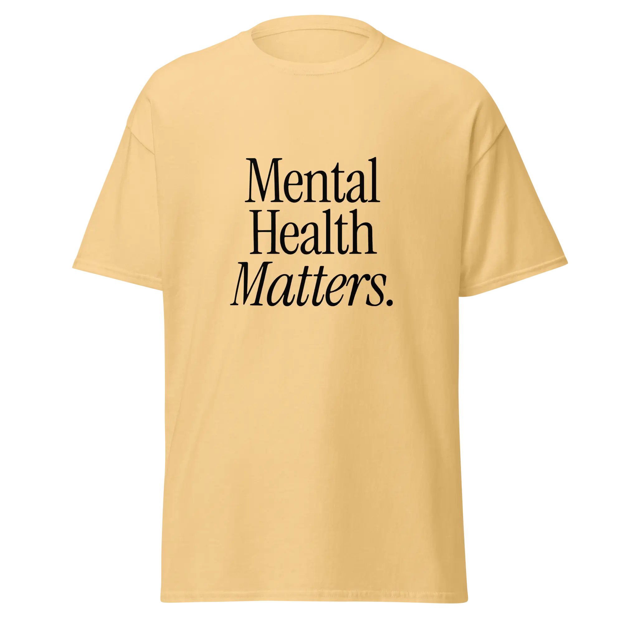yellow mental health matters shirt